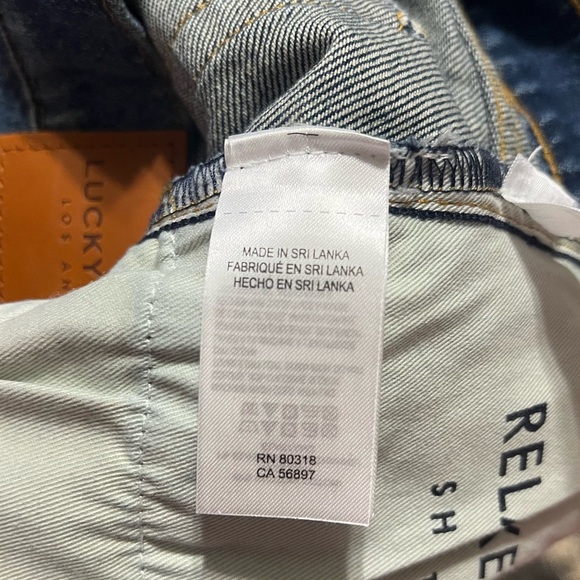 NWT Lucky Brand Relax Fit Jeans Shorts - Picture 7 of 13